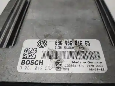 Автозапчасти б/у блок управления двигателем за skoda superb (3u4) classic ссылки oem iam 03g906016gs  