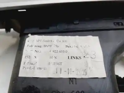 Peça sobressalente para automóvel em segunda mão grelha / difusor de ar por bmw serie 3 berlina (e90) 318i referências oem iam 64226922633
