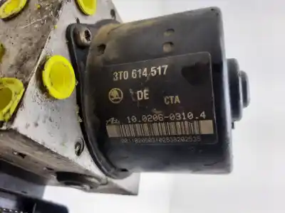 Peça sobressalente para automóvel em segunda mão abs por skoda suberb (3t4) ambition referências oem iam 3t0614517