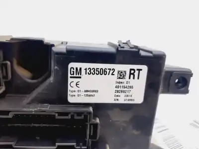 Second-hand car spare part FUSE BOX UNIT for OPEL CORSA D  OEM IAM references 13350672  