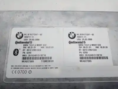 Second-hand car spare part electronic module for bmw serie 7 (e65/e66) 730d oem iam references 84109171347  