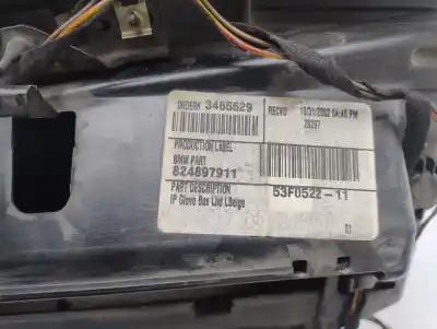 Peça sobressalente para automóvel em segunda mão porta luvas por bmw x5 (e53) 3.0d referências oem iam 824897911  