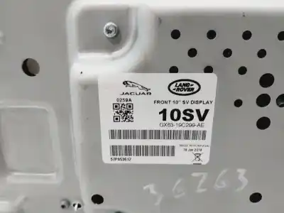 Second-hand car spare part multifunction display for jaguar e-pace r-dynamic awd 180 cv / 132 kw oem iam references gx6319c299ae  