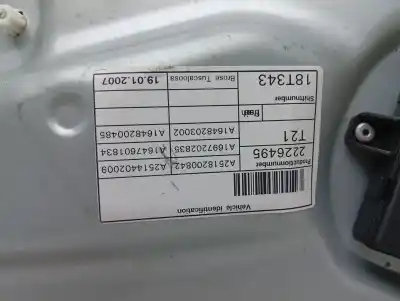 Автозапчастина б/у РЕГУЛЯТОР ПЕРЕДНЬОГО ПРАВОГО СКЛА для MERCEDES-BENZ CLASE M (W164)  Посилання на OEM IAM A2518200842  