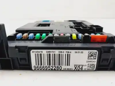 Second-hand car spare part bsi control unit for citroen c3 seduction oem iam references 9666952280  