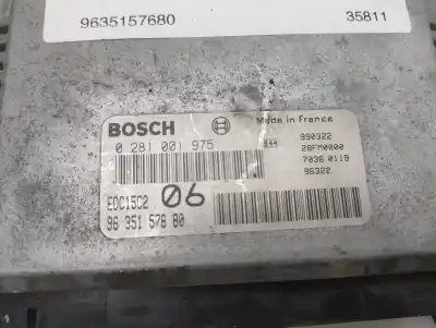 Peça sobressalente para automóvel em segunda mão centralina de motor uce por suzuki santana 350 87 cv / 64 kw referências oem iam 9635157680