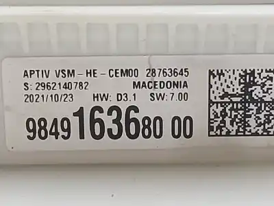 Tweedehands auto-onderdeel relais/zekeringenkastje voor citroen c5 x shine 180 cv / 133 kw oem iam-referenties 9849163680