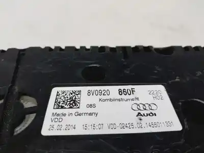 Peça sobressalente para automóvel em segunda mão quadrante por audi a3 (8v) attraction referências oem iam 8v0920806f  