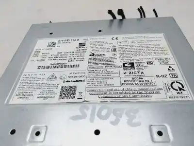 Piesă de schimb auto la mâna a doua sistem audio / cd radio casetofon pentru seat ateca (khp) style go 149 cv / 110 kw referințe oem iam 575035862b  