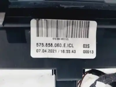 Second-hand car spare part hazard warning lights for seat ateca (khp) style go 149 cv / 110 kw oem iam references 575858060e   Second-hand car spare part hazard warning lights for seat ateca (khp) style go 149 cv / 110 kw oem iam references 575858060e