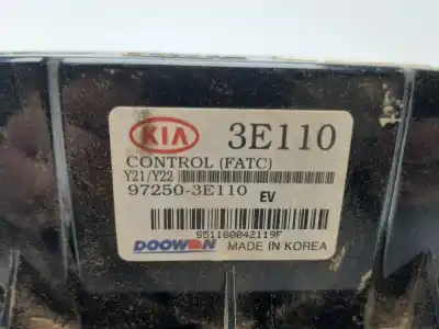 Peça sobressalente para automóvel em segunda mão comando de sofagem (chauffage / ar condicionado) por kia sorento 2.5 crdi concept referências oem iam 972503e110  