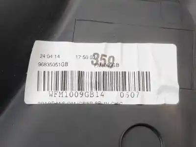 Second-hand car spare part right rear door trim for citroen c3 seduction oem iam references 96835051gb  