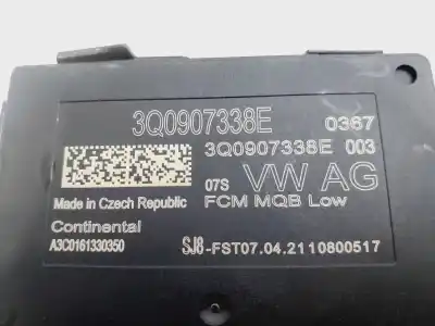 Second-hand car spare part electronic module for seat ateca (khp) style go 149 cv / 110 kw oem iam references 3q0907338e  
