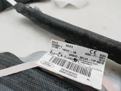 Second-hand car spare part front left curtain airbag for ford fiesta (ccn) trend oem iam references c1bb14b412ab