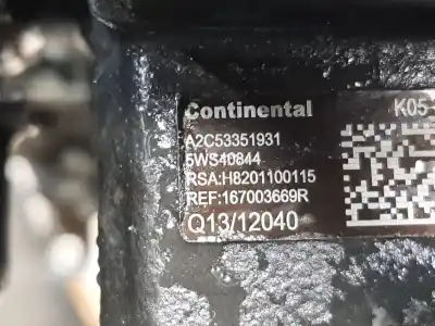 Second-hand car spare part complete engine for renault kadjar intens oem iam references k9k649  