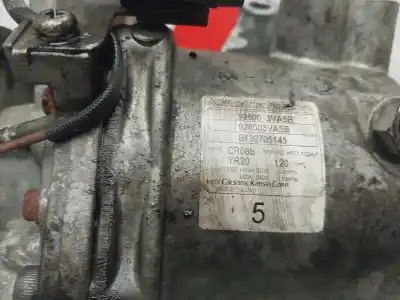 Second-hand car spare part air conditioning compressor for nissan note acenta oem iam references 926003va5b  