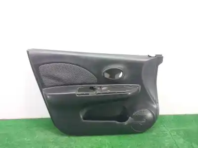 Peça sobressalente para automóvel em segunda mão forra / revestimento da porta dianteira esquerda por nissan micra iv (k13k) 1.2 referências oem iam 809111hb0a