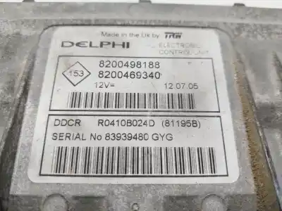 Peça sobressalente para automóvel em segunda mão CENTRALINA DE MOTOR UCE por RENAULT SCENIC II  Referências OEM IAM 8200498188  