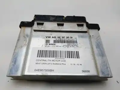 Second-hand car spare part ecu engine control for seat leon (5f1) xcellence plus oem iam references 04e907309bh  