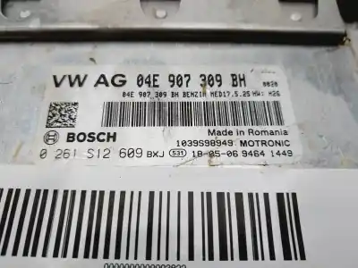 Second-hand car spare part ecu engine control for seat leon (5f1) xcellence plus oem iam references 04e907309bh  