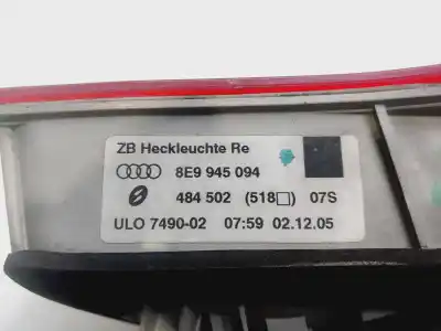 Автозапчастина б/у внутрішній правий завод для audi a4 b7 avant (8ed) 2.0 tdi 16v посилання на oem iam 8e9945094  