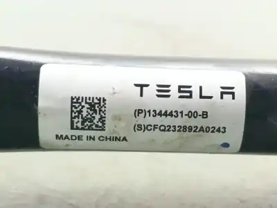 Автозапчастина б/у задня ліва стійка для tesla model 3 basis rwd 325 cv / 239 kw посилання на oem iam 134443100b  