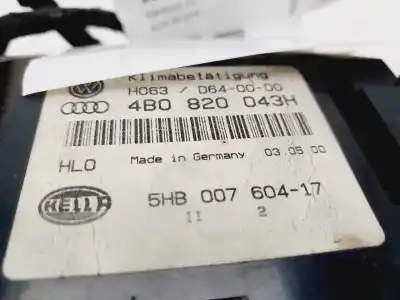 Автозапчасти б/у климат-контроль за audi a6 c5 avant (4b5) 1.9 tdi ссылки oem iam 4b0820043h  
