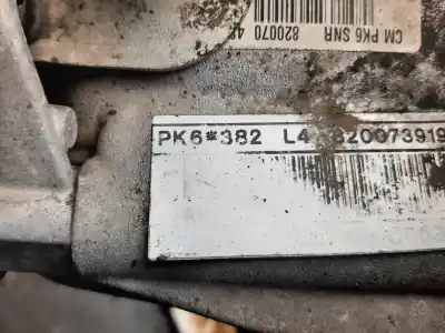 Second-hand car spare part gearbox for renault laguna ii (bg0) expression oem iam references pk6382  6 velocidades