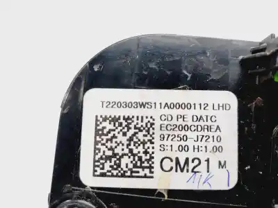 Pezzo di ricambio per auto di seconda mano controllo climatico per kia ceed business riferimenti oem iam 97250j7210  