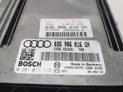 Peça sobressalente para automóvel em segunda mão centralina de motor uce por audi a4 berlina (8e) 2.0 tdi 16v (103kw) referências oem iam 03g906016gn