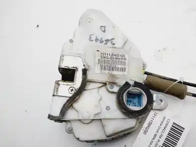 Автозапчастина б/у замок передній праві двері для honda civic berlina 5 (fk) 2.2 i-ctdi comfort посилання на oem iam 72111smgg0  