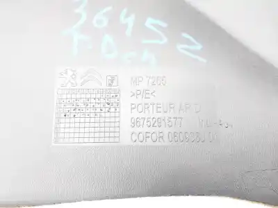 Автозапчасти б/у обивка задней правой двери за citroen c-elysée exclusive ссылки oem iam 9675291577  