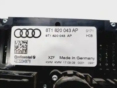 Автозапчастина б/у клімат-контроль для audi a5 coupe (8t) 3.0 tdi quattro посилання на oem iam 8t1820043ap