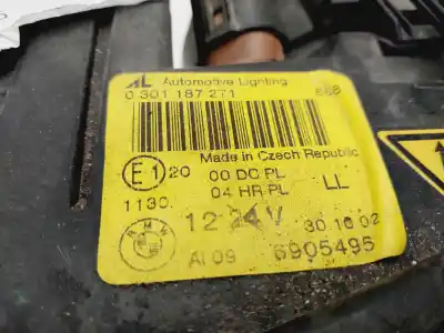 Second-hand car spare part left headlight for bmw 3 compact (e46) 320 td oem iam references 6905495