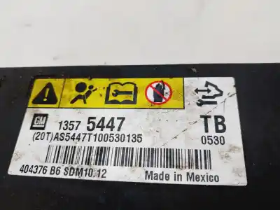 Автозапчастина б/у блок управління подушками безпеки для opel insignia a country tourer (g09) 2.0 cdti (47) посилання на oem iam 13575447  