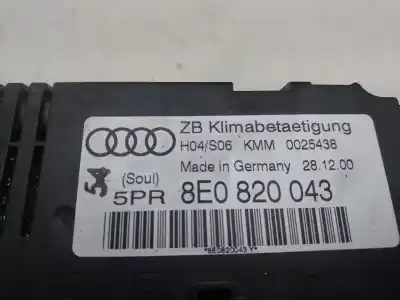 Автозапчастина б/у клімат-контроль для audi a4 b6 (8e2) 2.0 посилання на oem iam 8e0820043