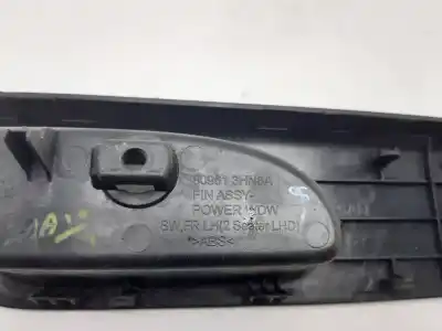 Peça sobressalente para automóvel em segunda mão botão / interruptor elevador vidro dianteiro esquerdo por nissan micra iv (k13k) 1.2 referências oem iam 809613hn6a