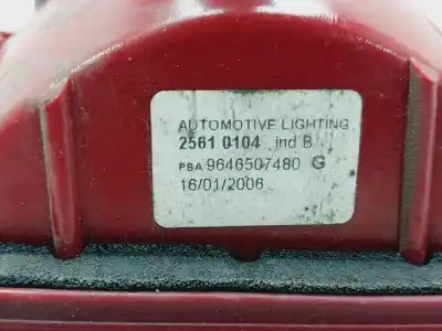 Автозапчасти б/у внутренний левый задний фонарь за peugeot 407 sw sr confort ссылки oem iam 9646507480  