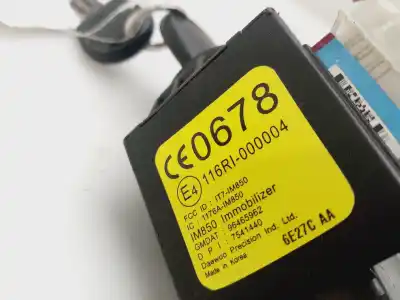 Second-hand car spare part ignition switch for chevrolet matiz sx oem iam references 94580702  