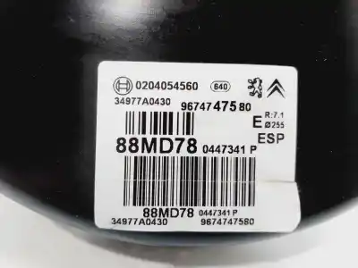 Peça sobressalente para automóvel em segunda mão servo freio por citroen c4 lim. live edition referências oem iam 9674747580