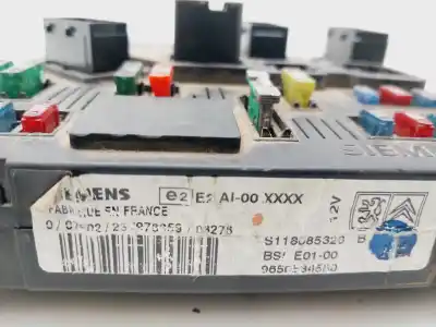 Second-hand car spare part bsi control unit for citroen berlingo 2.0 hdi sx plus familiar oem iam references 9650584580  