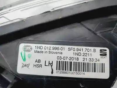 Автозапчасти б/у левая противотуманная фара за seat leon st (5f8) 1.8 tsi ссылки oem iam 5f0941701b  