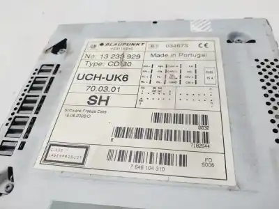 Piesă de schimb auto la mâna a doua sistem audio / cd radio casetofon pentru opel meriva cosmo referințe oem iam 13233929