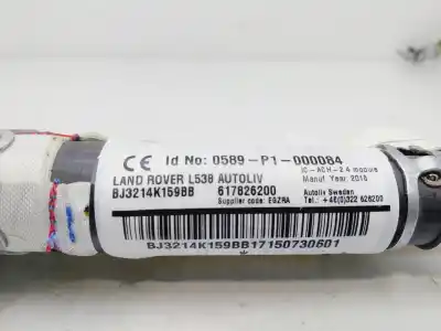 Peça sobressalente para automóvel em segunda mão airbag de cortina dianteiro direito por land rover evoque pure referências oem iam bj3214k159bb