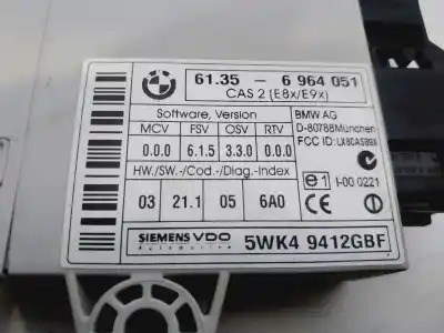 Second-hand car spare part electronic module for bmw serie 1 berlina (e81/e87) 120d oem iam references 61356964051  