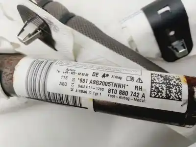 Second-hand car spare part front left curtain airbag for audi a5 coupe (8t) 3.0 tdi quattro oem iam references 8t0880742a