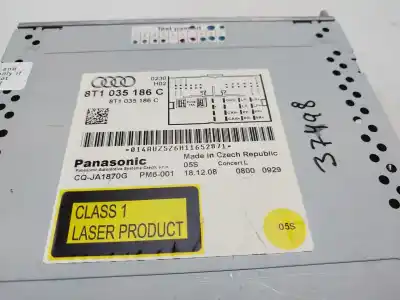 Pezzo di ricambio per auto di seconda mano impianto audio / radio cd per audi a5 coupe (8t) 3.0 tdi quattro riferimenti oem iam 8t1035186c  