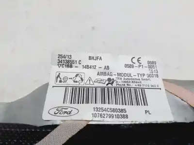 Second-hand car spare part front left curtain airbag for ford fiesta (ccn) trend oem iam references c1bb14b412ab  