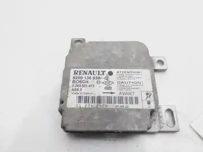 Автозапчастина б/у блок управління подушками безпеки для renault clio ii fase ii (b/cb0) expression посилання на oem iam 8200136038  