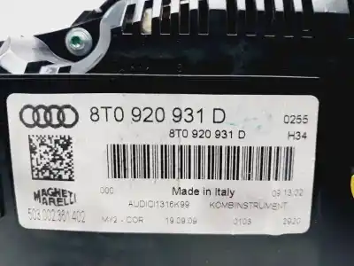 Автозапчастина б/у панель інструментів для audi a5 coupe (8t) 3.0 tdi quattro посилання на oem iam 8t0920931d   Автозапчастина б/у панель інструментів для audi a5 coupe (8t) 3.0 tdi quattro посилання на oem iam 8t0920931d
